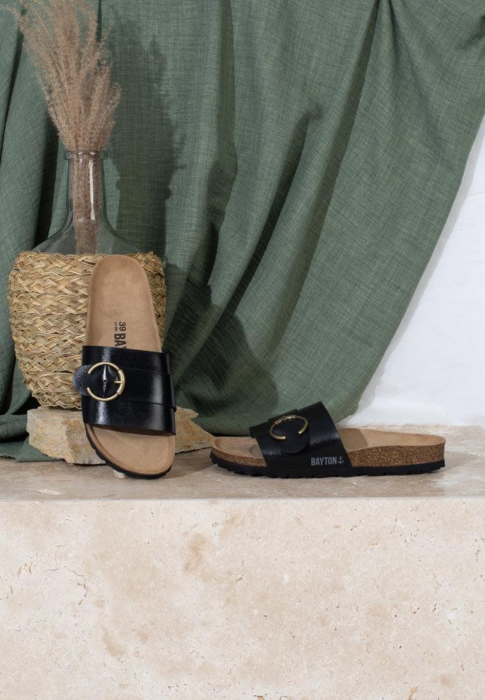 bayton Sandales 1 Bride Orense Noir Bayton Femme