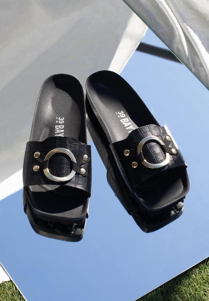 bayton Sandales 1 Bride Siam Noir Bayton Femme