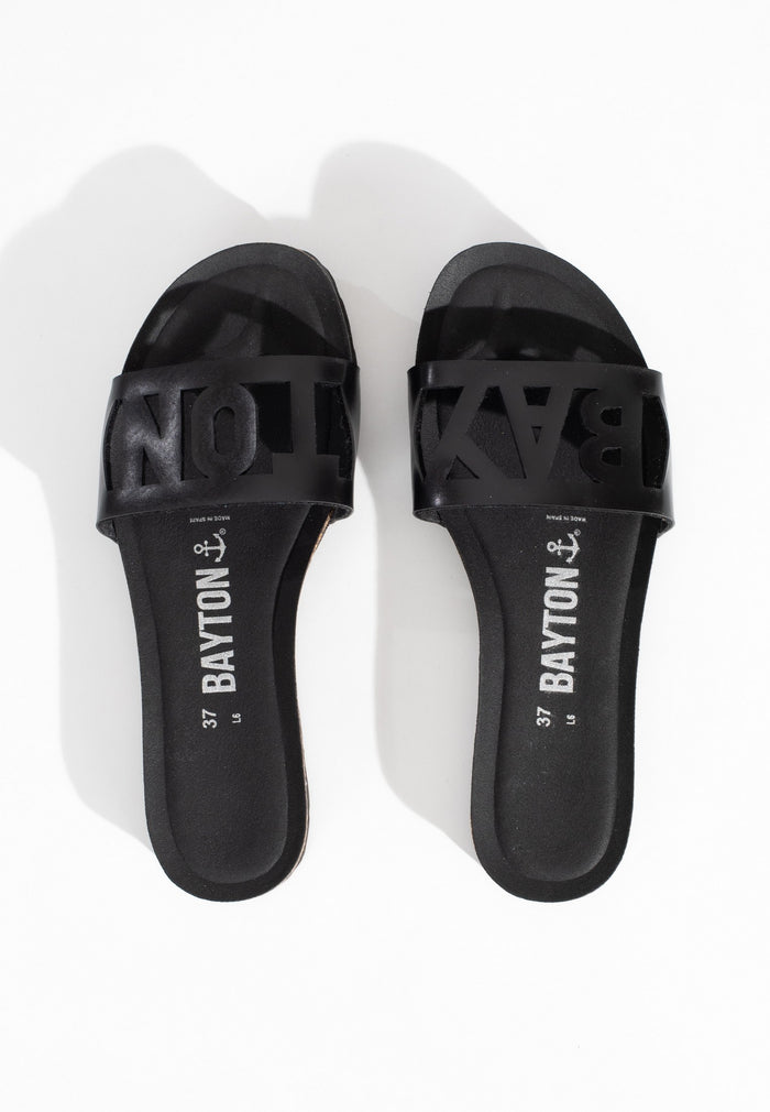 Bayton Sandales 1 Bride Symbole Noir Bayton Femme