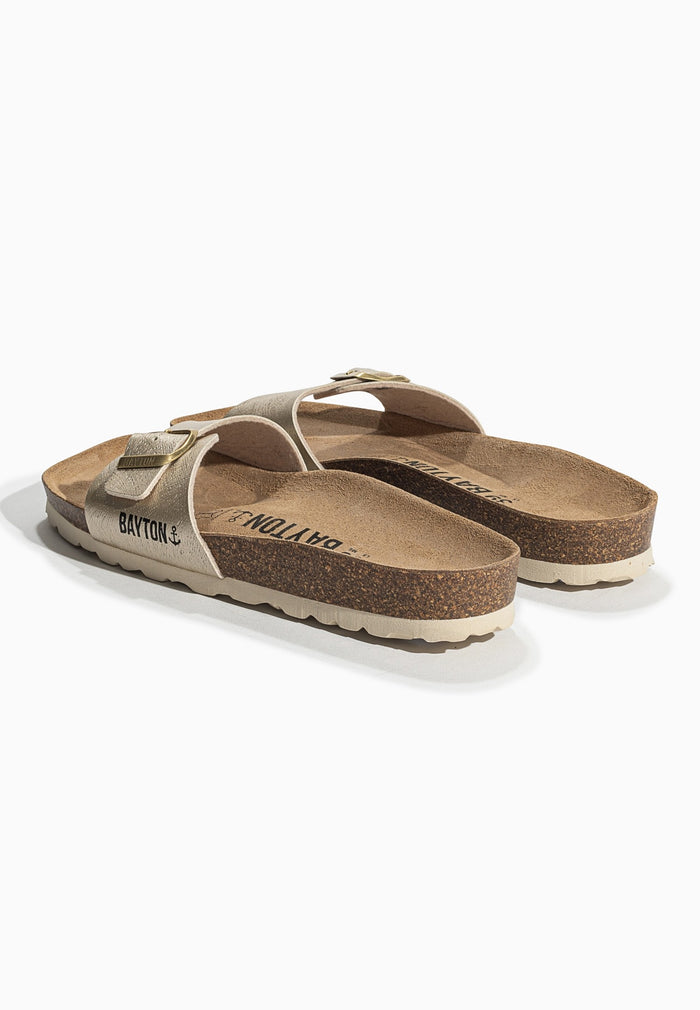 Bayton Sandales 1 Bride Zephyr Dorée Bayton Femme