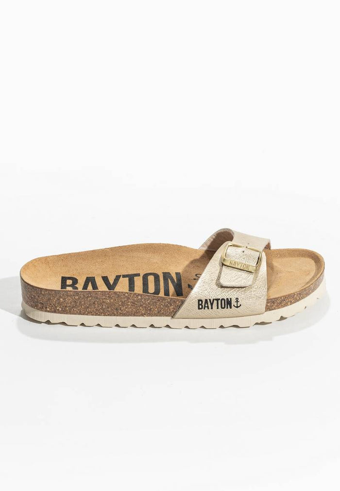 Bayton Sandales 1 Bride Zephyr Dorée Bayton Femme