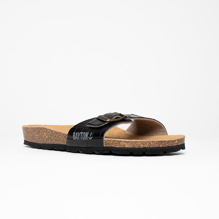 Bayton Sandales 1 Bride Zephyr Noir Bayton Femme