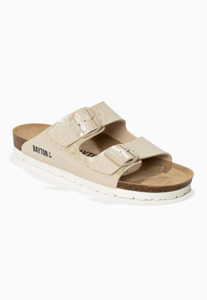 Bayton Sandales 2 Brides Atlas Beige Bayton Femme