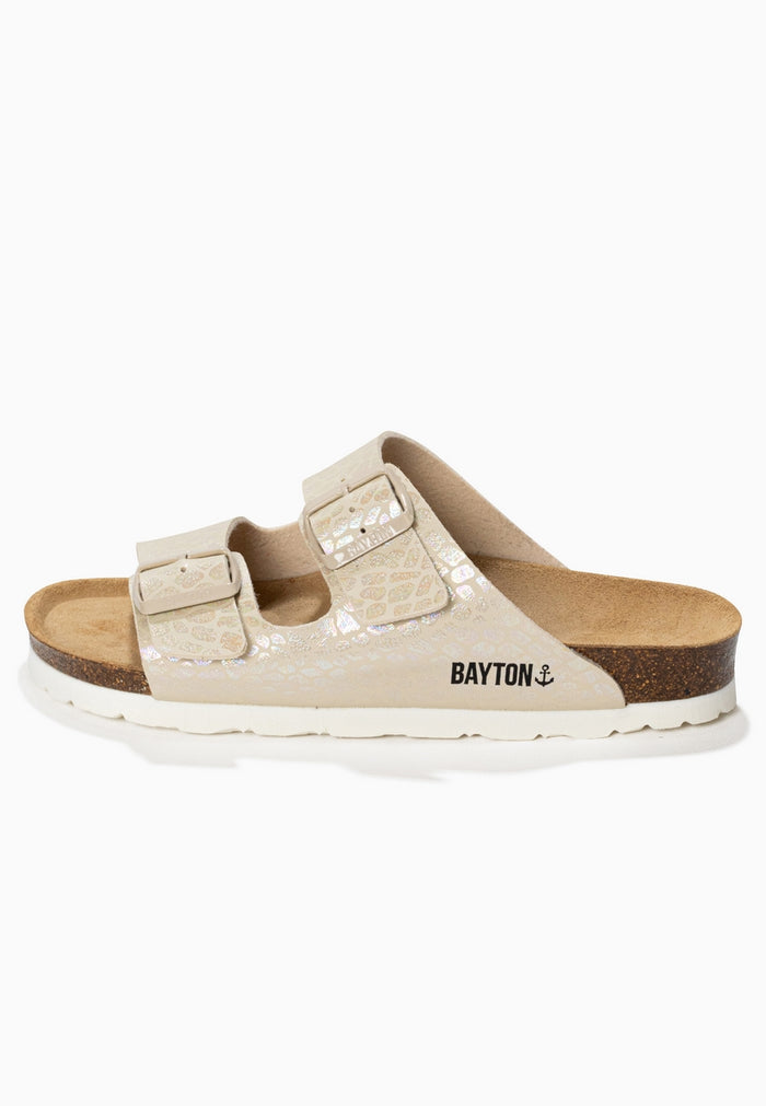 Bayton Sandales 2 Brides Atlas Beige Bayton Femme