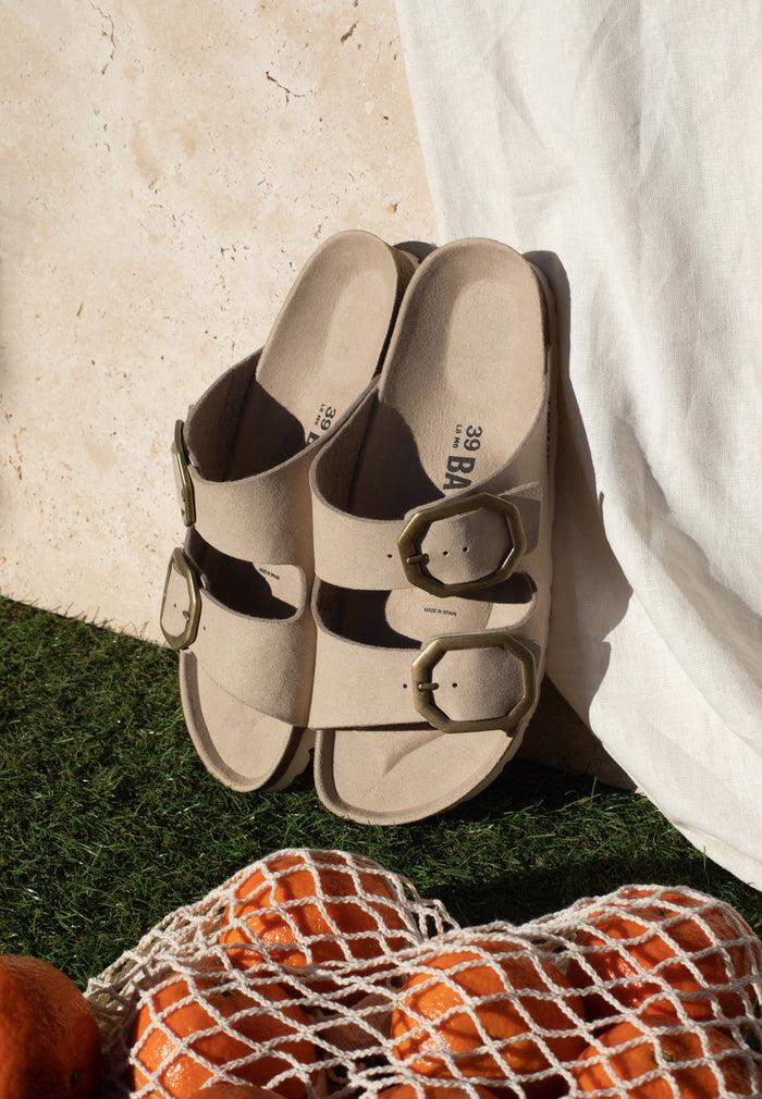 bayton Sandales 2 Brides Atlas Beige Bayton femme