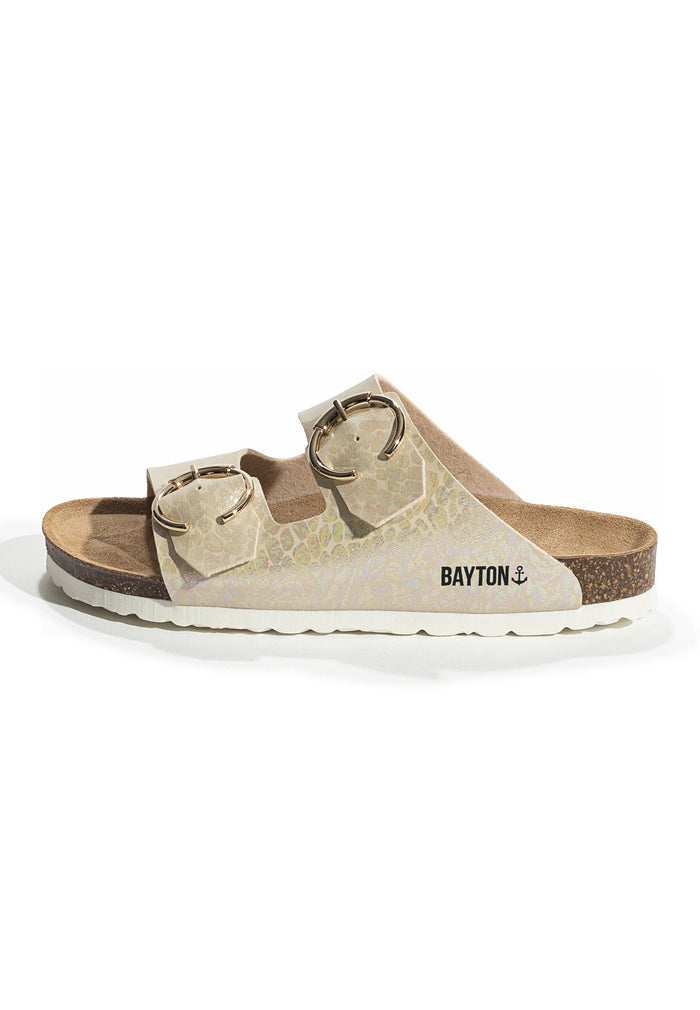 Bayton Sandales 2 Brides Atlas Beige Bayton Femme