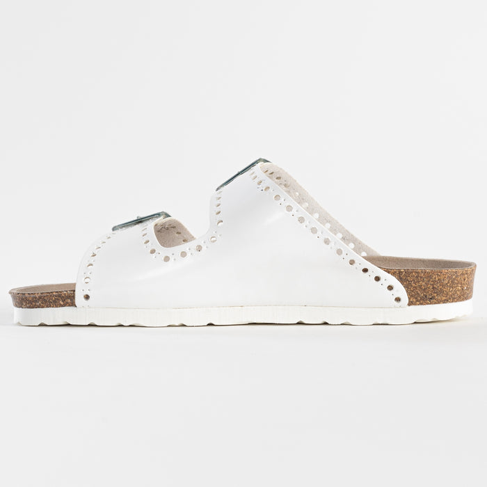 Bayton Sandales 2 Brides Atlas Blanc Bayton Femme