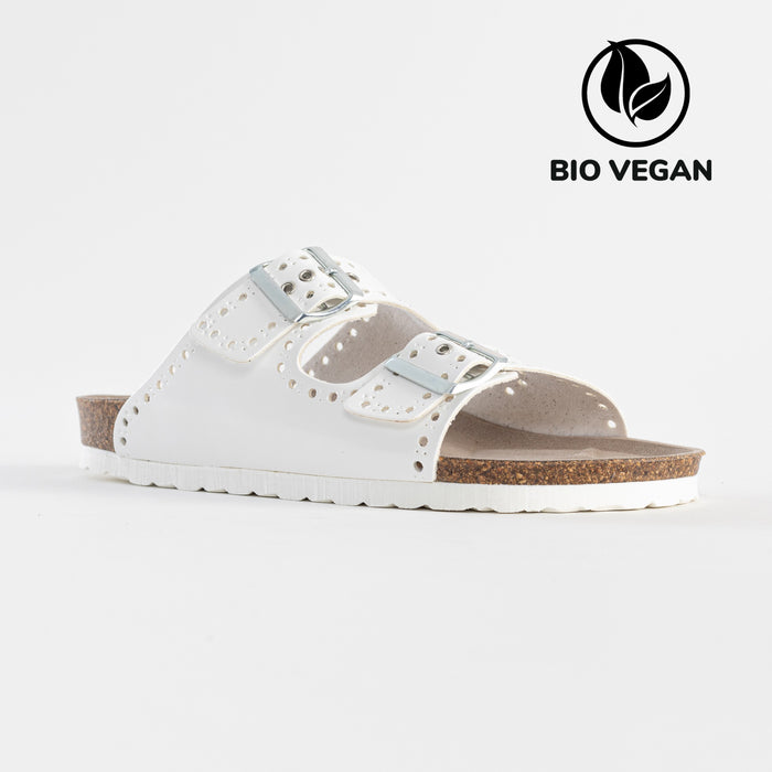 bayton Sandales 2 Brides Atlas Blanc Bayton femme