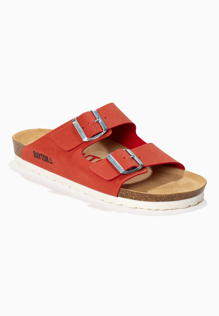 Bayton Sandales 2 Brides Atlas Corail Bayton Femme