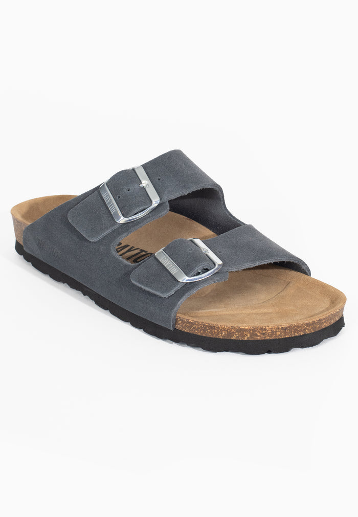 Bayton Sandales 2 Brides Atlas Gris Bayton Homme