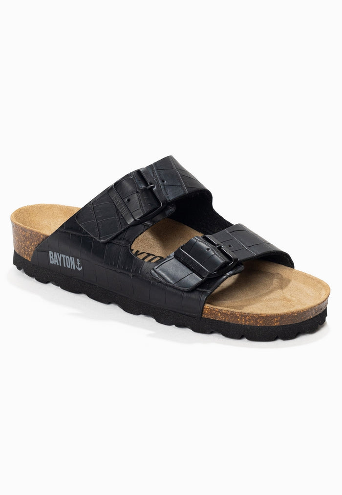 Bayton Sandales 2 Brides Atlas Noir Bayton Femme
