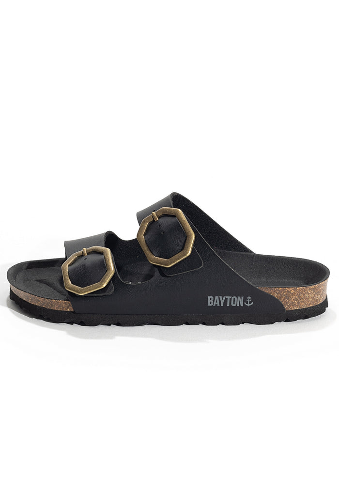 Bayton Sandales 2 Brides Atlas Noir Bayton Femme
