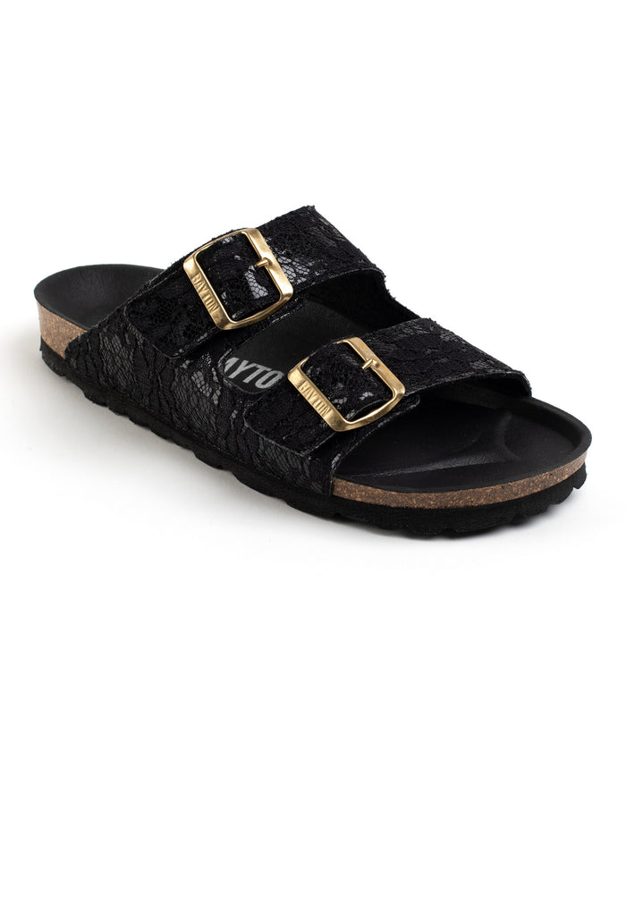 Bayton Sandales 2 Brides Atlas Noir Bayton Femme