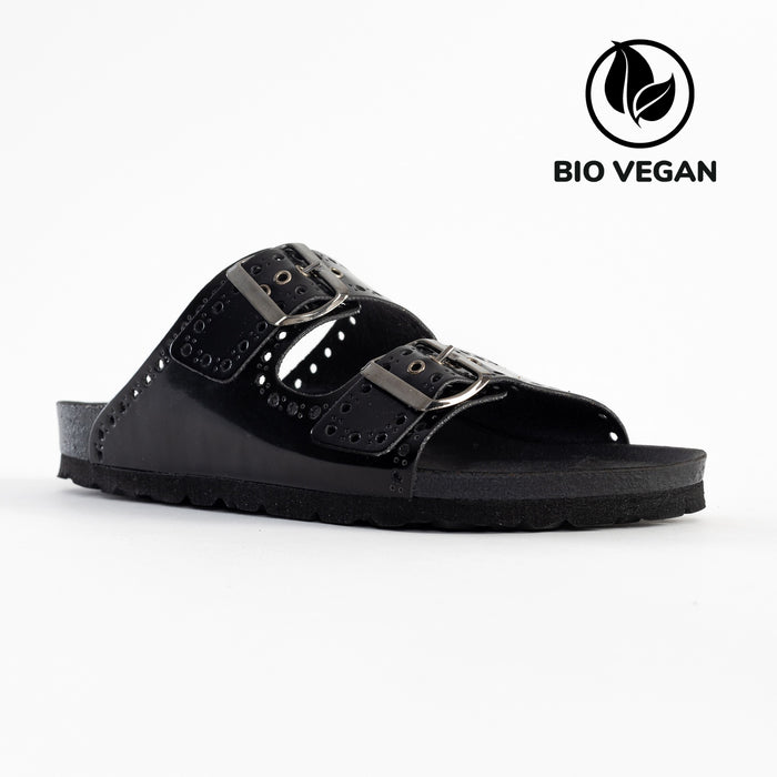 bayton Sandales 2 Brides Atlas Noir Bayton femme