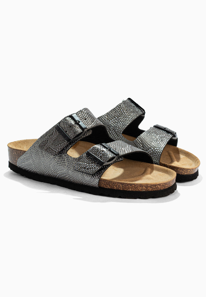 bayton Sandales 2 Brides Atlas Noir Bayton femme