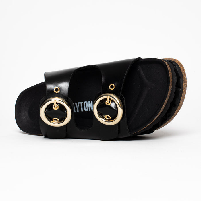 Bayton Sandales 2 Brides Ceuta Noir Bayton Femme