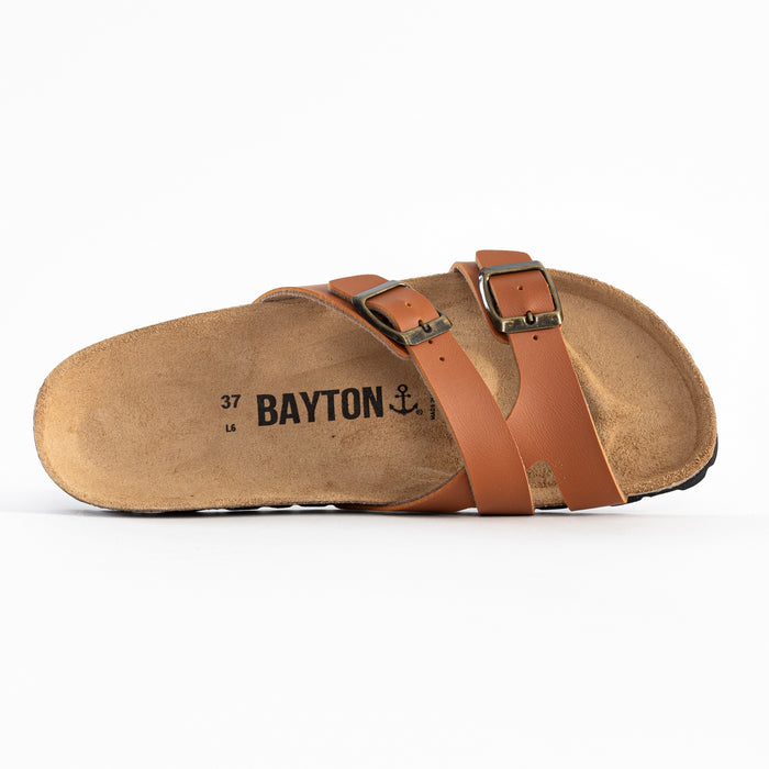 Bayton Sandales 2 Brides Cleo Camel Bayton Femme