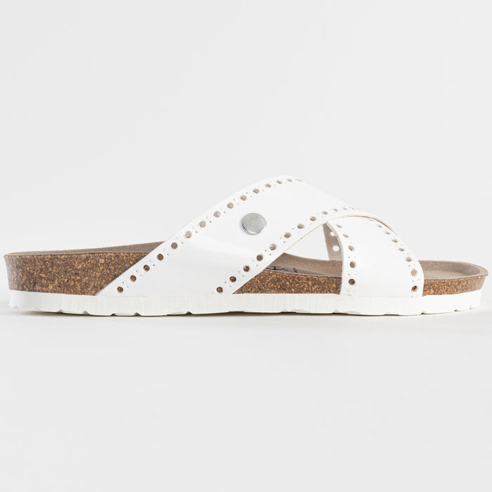 Bayton Sandales 2 Brides Elche Blanc Bayton Femme