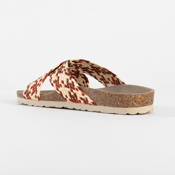 Bayton Sandales 2 Brides Elche Rouge Bayton Femme