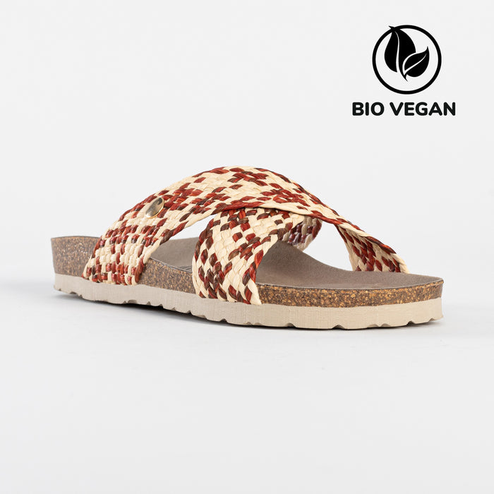 bayton Sandales 2 Brides Elche Rouge Bayton femme