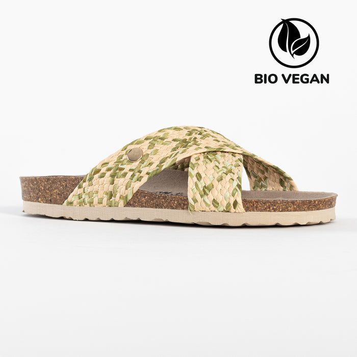 Bayton Sandales 2 Brides Elche Vert Bayton Femme