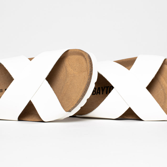 Bayton Sandales 2 Brides Gomera Blanc Bayton Femme