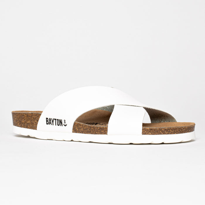 Bayton Sandales 2 Brides Gomera Blanc Bayton Femme