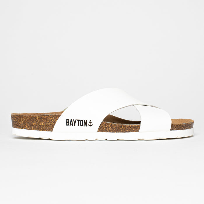 Bayton Sandales 2 Brides Gomera Blanc Bayton Femme