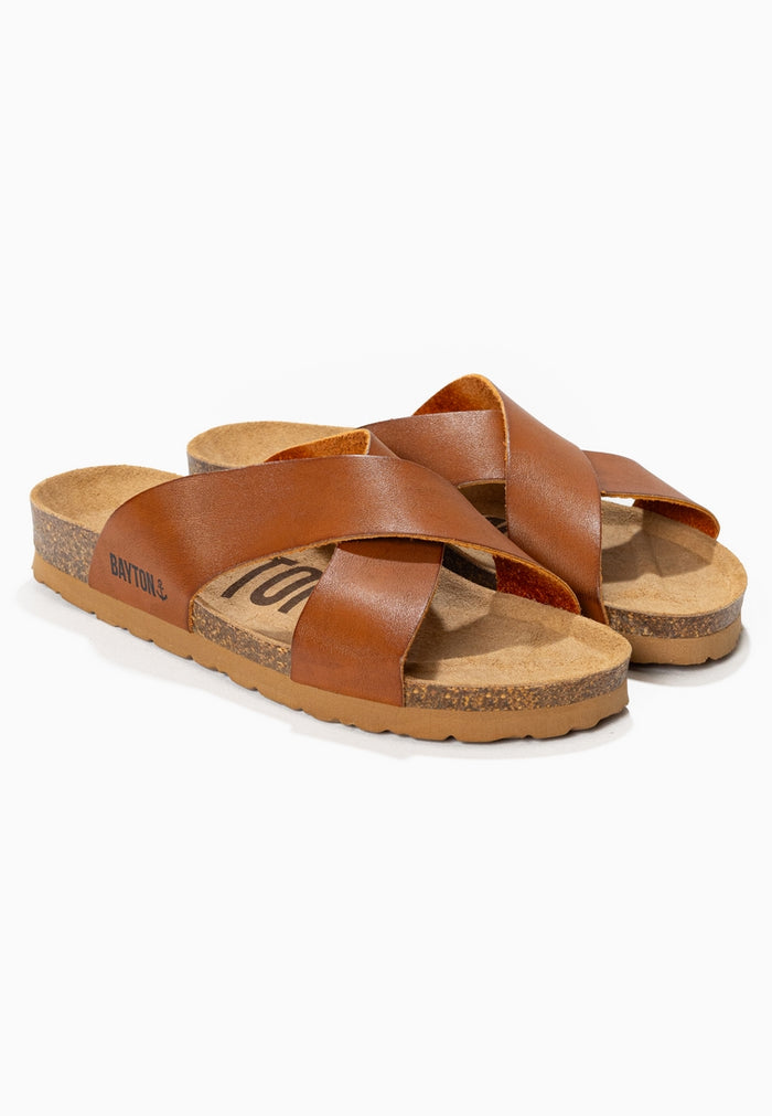 Bayton Sandales 2 Brides Gomera Camel Bayton Femme