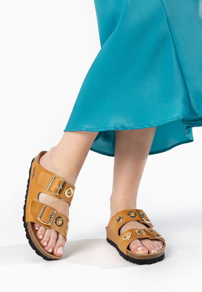 Bayton Sandales 2 Brides Janny Camel Bayton Femme