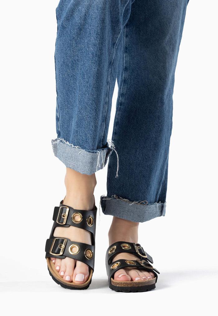 bayton Sandales 2 Brides Janny Noir Bayton femme