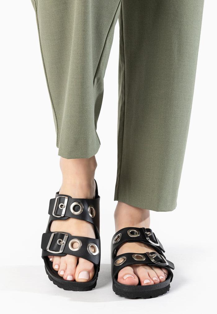 bayton Sandales 2 Brides Janny Noir Bayton femme