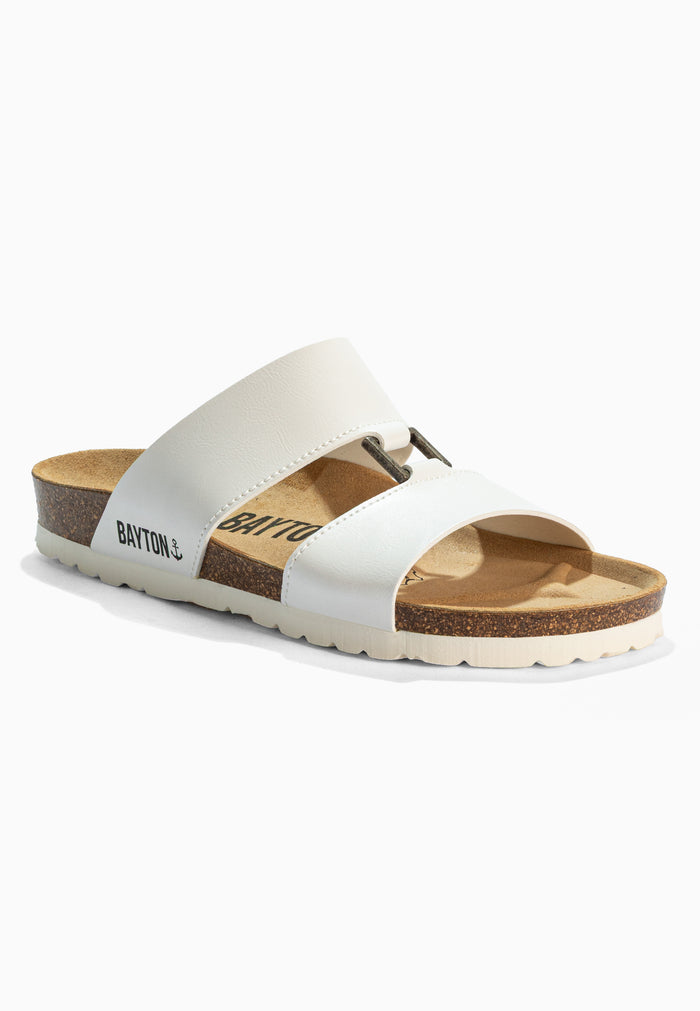 Bayton Sandales 2 Brides Navia Blanc Bayton Femme