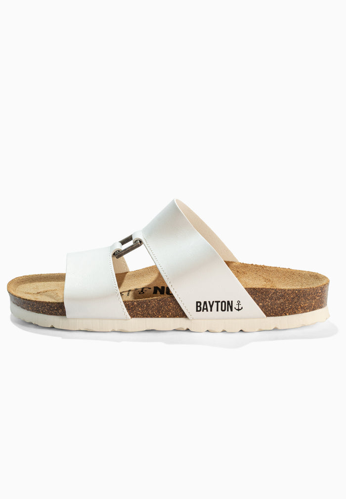 Bayton Sandales 2 Brides Navia Blanc Bayton Femme
