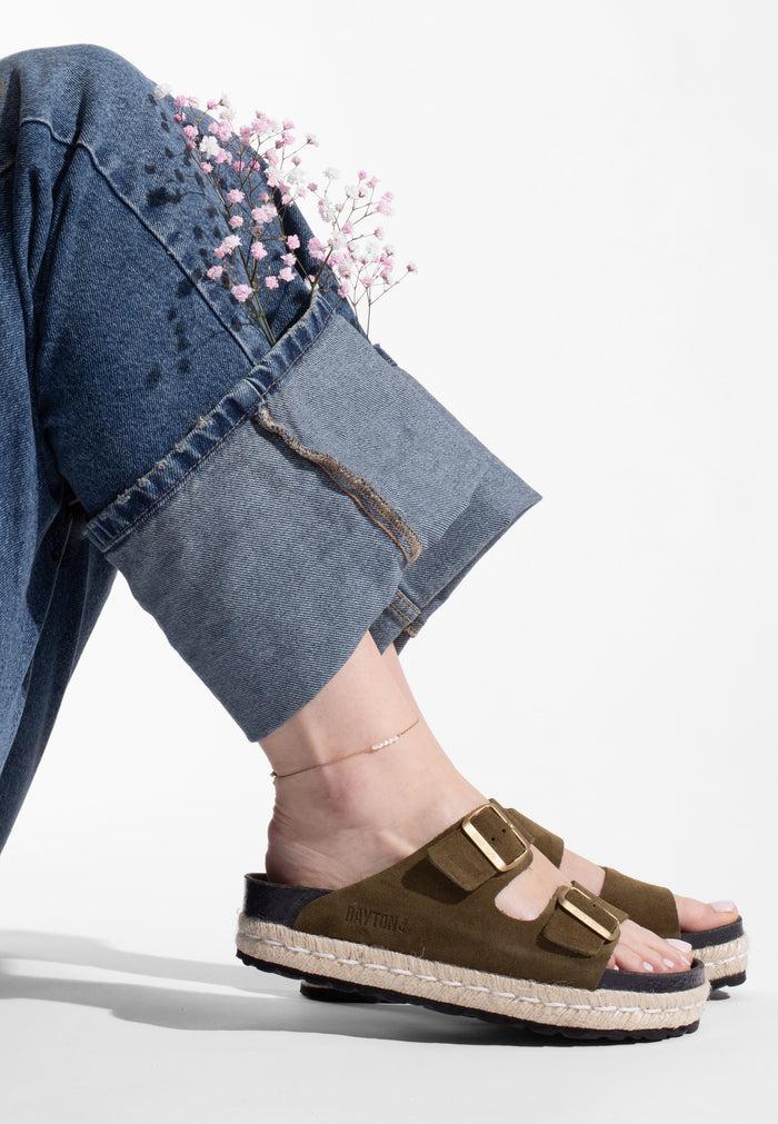 Bayton Sandales Alcee Kaki Bayton