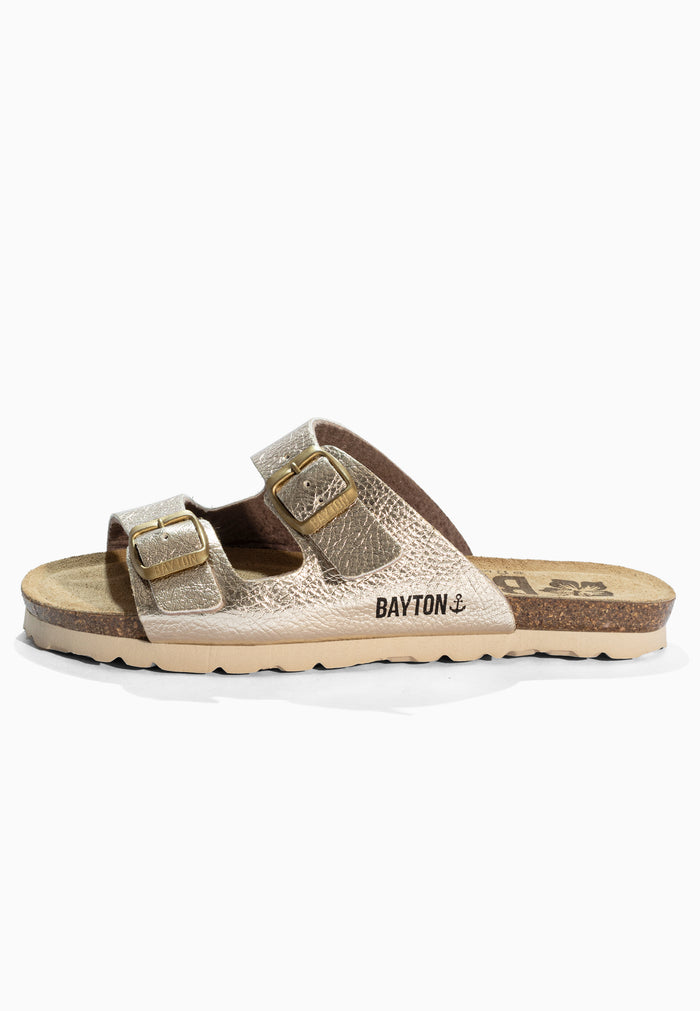 Bayton Sandales Astrakan Doré Bayton