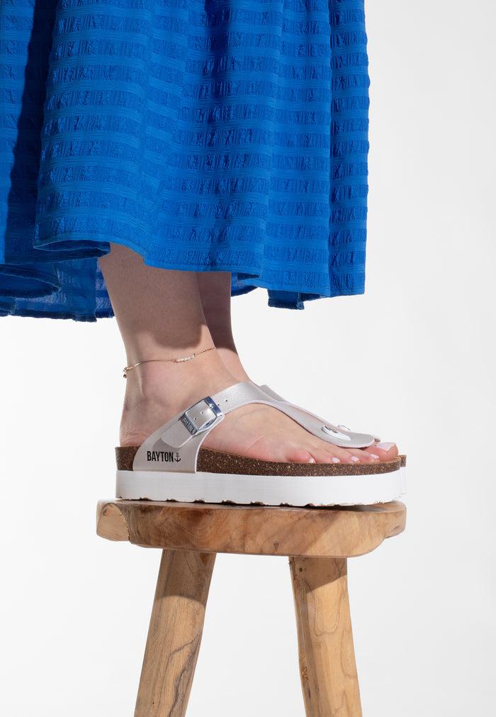 bayton Sandales Asturias Argent Bayton