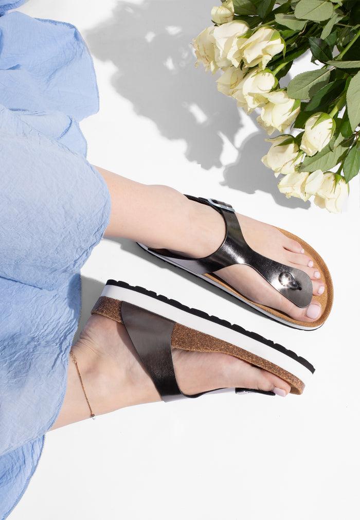 Bayton Sandales Asturias Argent Bayton