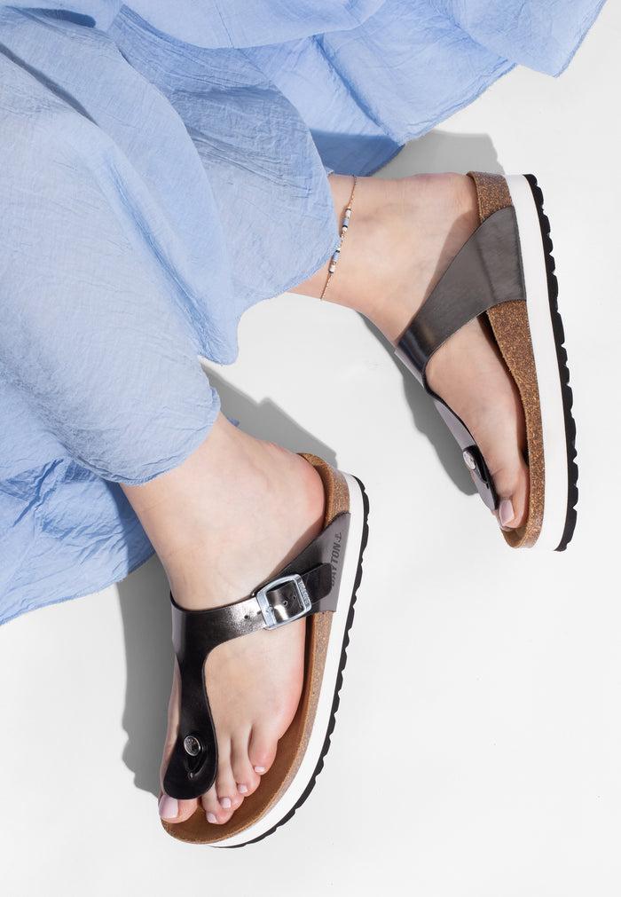 Bayton Sandales Asturias Argent Bayton