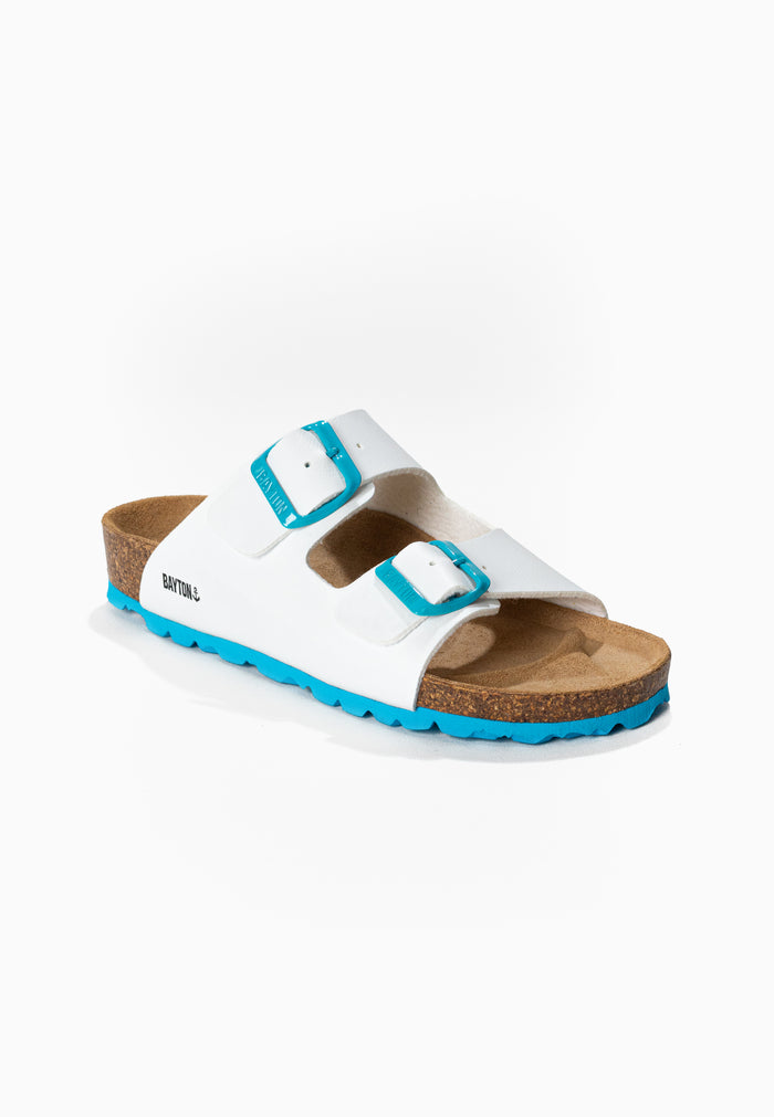 Bayton Sandales Atlas Blanc 2 Brides Bayton Enfant
