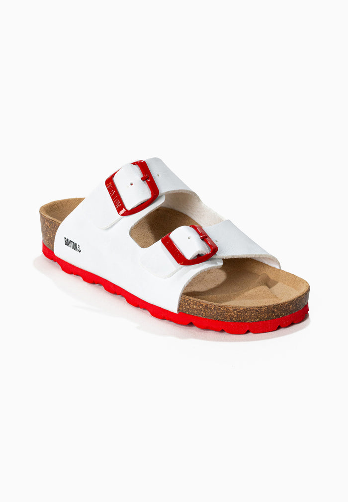 Bayton Sandales Atlas Blanc 2 Brides Bayton Enfant
