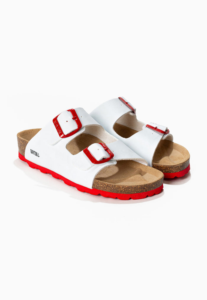 Bayton Sandales Atlas Blanc 2 Brides Bayton Enfant