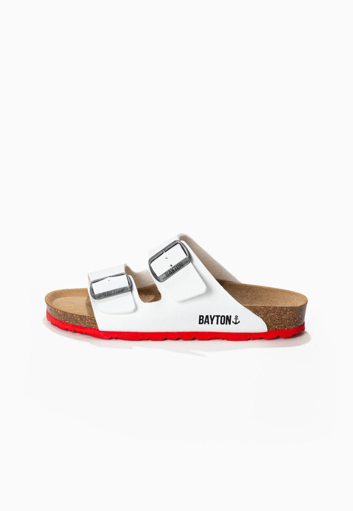 Bayton Sandales Atlas Blanc 2 Brides Bayton Enfant