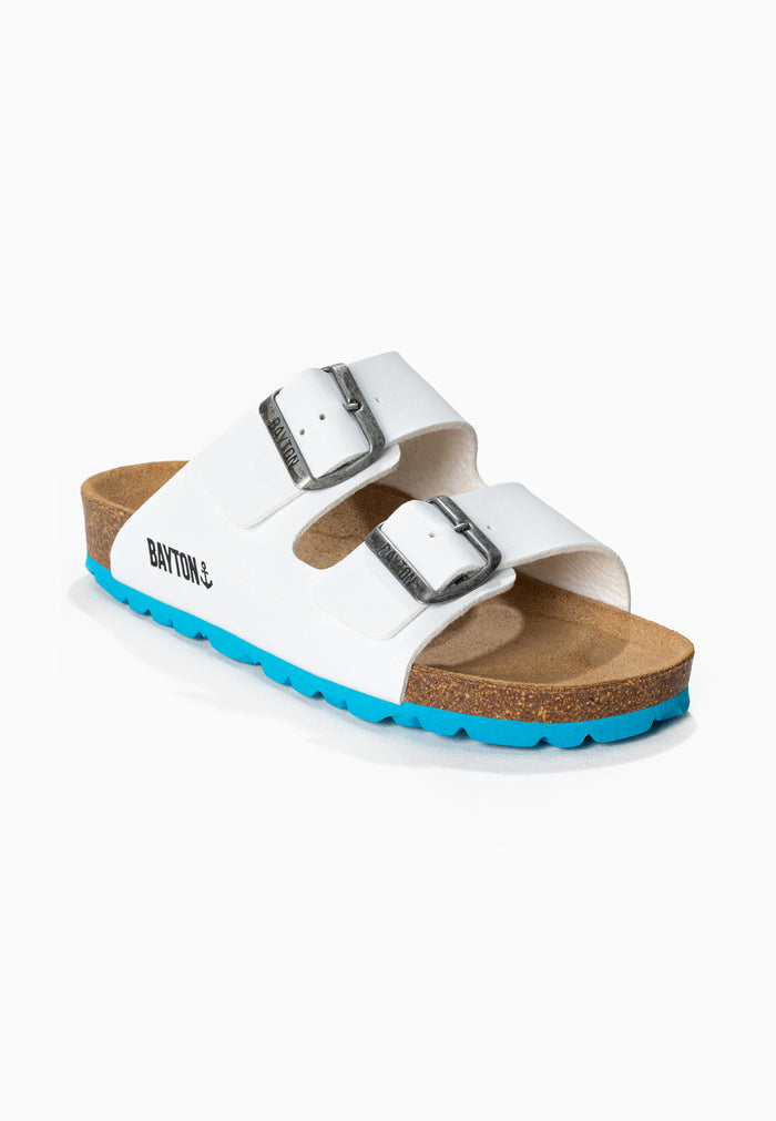 Bayton Sandales Atlas Blanc 2 Brides Bayton Enfant