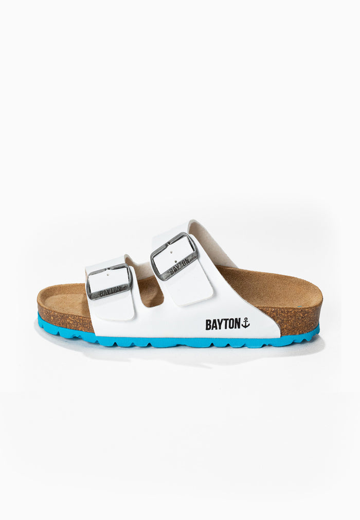 Bayton Sandales Atlas Blanc 2 Brides Bayton Enfant