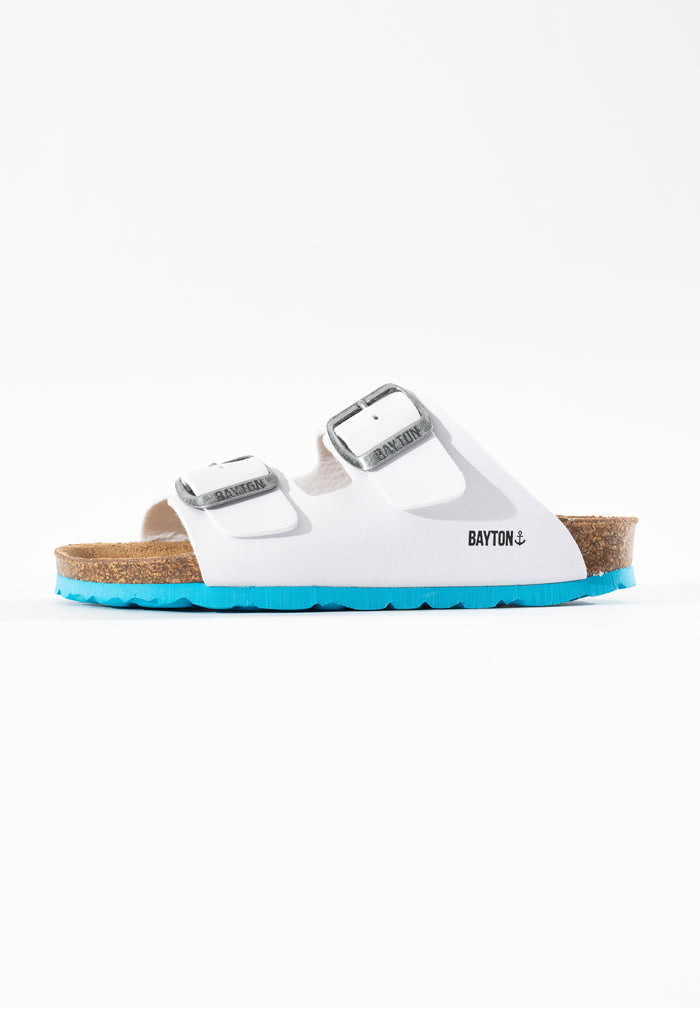 Bayton Sandales Atlas Blanc 2 Brides Bayton Enfant