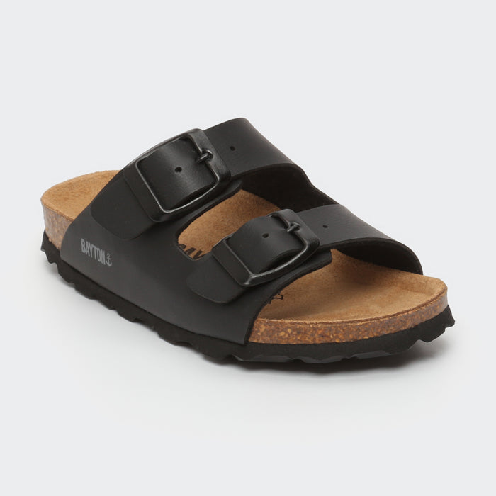 bayton Sandales Atlas Noir 2 brides Bayton enfant