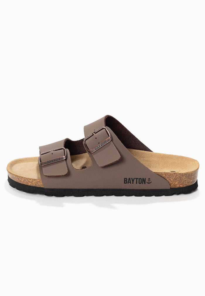 Bayton Sandales Atlas Taupe 2 Brides Bayton Enfant