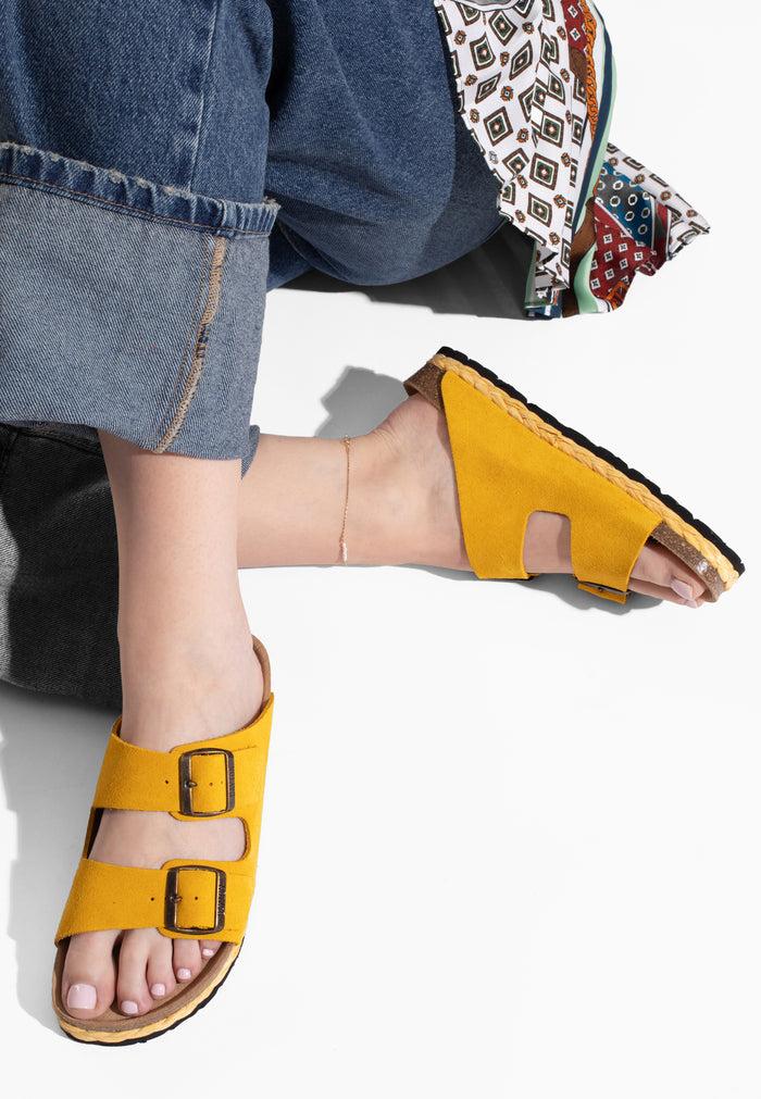 bayton Sandales Benalla Jaune Bayton