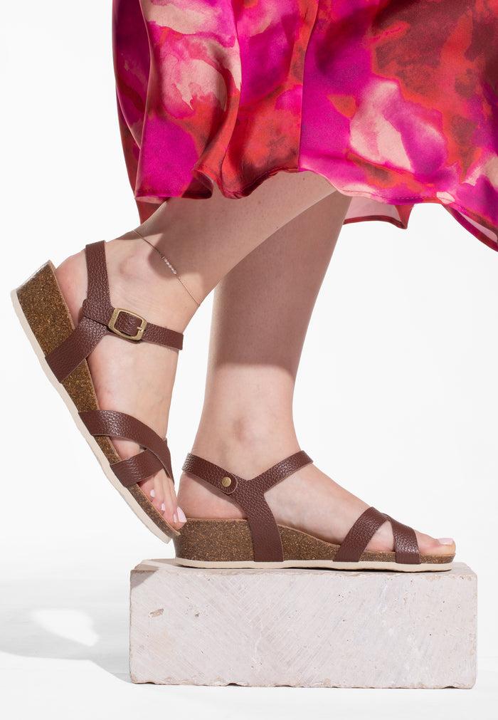 bayton Sandales Canberra Marron Bayton